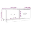TV-taso 80x34x35 cm täysi mänty