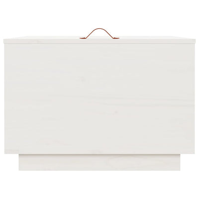 Valkoinen säilytyslaatikot kannella Tivilic (3 kpl mänty)