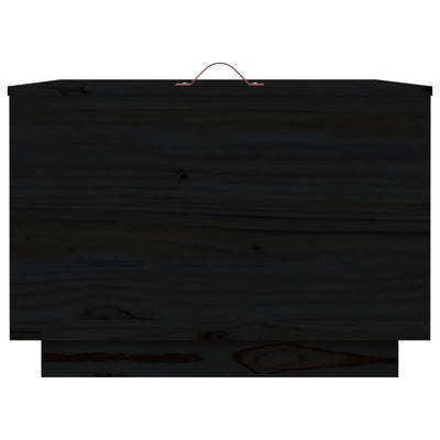 Musta säilytyslaatikot kannella Tivilic (3 kpl mänty)