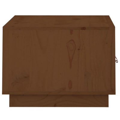 Sohvapöytä hunajanruskea 80x50x35 cm täysi mänty