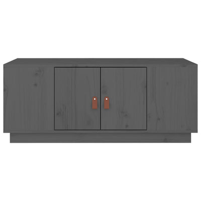 Sohvapöytä harmaa 100x50x41 cm täysi mänty