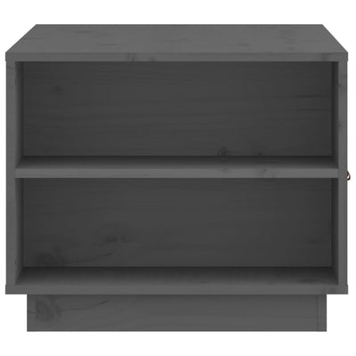 Sohvapöytä harmaa 100x50x41 cm täysi mänty
