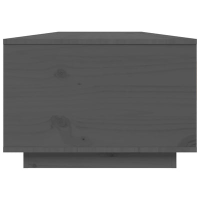 Sohvapöytä harmaa 80x50x35,5 cm täysi mänty