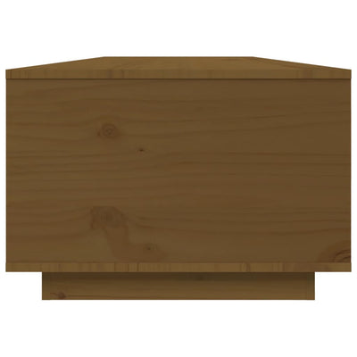 Sohvapöytä hunajanruskea 80x50x35,5 cm täysi mänty