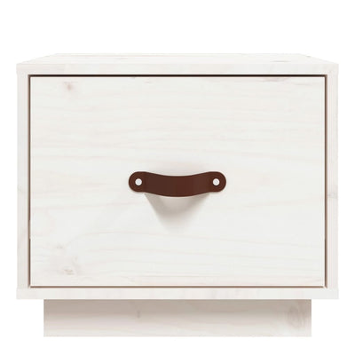 Valkoinen yöpöydät Rositta 40x34x35cm (2 kpl mänty)