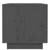 Yöpöydät 2 kpl harmaa 40x34x35 cm täysi mänty