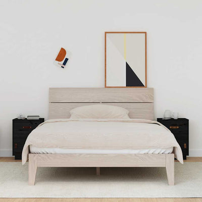 Musta yöpöydät Terasa 40x34x55cm (2 kpl mänty)