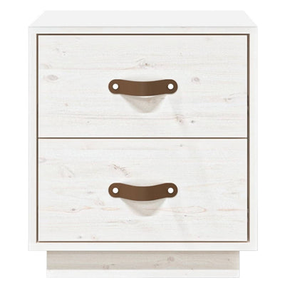 Valkoinen yöpöydät Miche 40x34x45cm (2 kpl mänty)