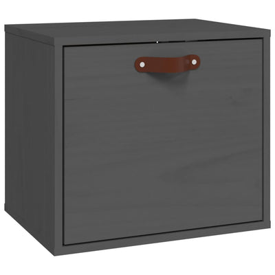 Seinäkaappi harmaa 40x30x35 cm täysi mänty