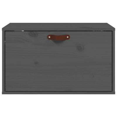 Seinäkaappi harmaa 60x30x35 cm täysi mänty