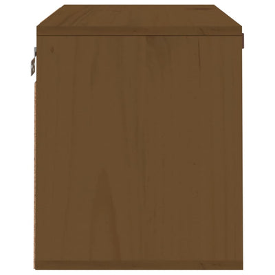 Seinäkaappi hunajanruskea 60x30x35 cm täysi mänty