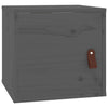 Seinäkaapit 2 kpl harmaa 31,5x30x30 cm täysi mänty