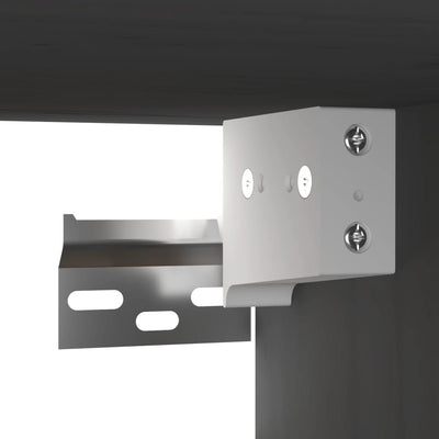 Seinäkaappi harmaa 60x30x30 cm täysi mänty