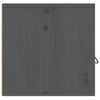 Seinäkaapit 2 kpl harmaa 60x30x30 cm täysi mänty