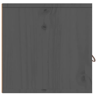 Seinäkaapit 2 kpl harmaa 60x30x30 cm täysi mänty