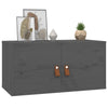 Seinäkaapit 2 kpl harmaa 60x30x30 cm täysi mänty