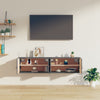 Seinäkaapit 2 kpl harmaa 60x30x30 cm täysi mänty