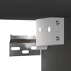 Seinäkaapit 2 kpl harmaa 60x30x30 cm täysi mänty