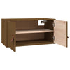 Seinäkaapit 2 kpl hunajanruskea 60x30x30 cm täysi mänty