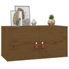 Seinäkaapit 2 kpl hunajanruskea 60x30x30 cm täysi mänty