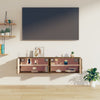 Seinäkaapit 2 kpl hunajanruskea 60x30x30 cm täysi mänty