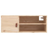 Seinäkaapit 2 kpl 80x30x30 cm täysi mänty
