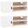 Seinäkaapit 2 kpl valkoinen 80x30x30 cm täysi mänty