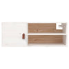 Seinäkaapit 2 kpl valkoinen 80x30x30 cm täysi mänty