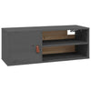 Seinäkaapit 2 kpl harmaa 80x30x30 cm täysi mänty