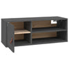 Seinäkaapit 2 kpl harmaa 80x30x30 cm täysi mänty