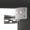 Seinäkaapit 2 kpl harmaa 80x30x30 cm täysi mänty