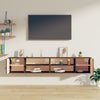 Seinäkaapit 2 kpl hunajanruskea 80x30x30 cm täysi mänty