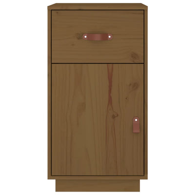 Työpöytäkaappi hunajanruskea 40x50x75 cm täysi mänty