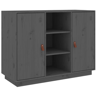 Senkki harmaa 100x40x75 cm täysi mänty