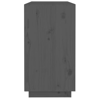Senkki harmaa 100x40x75 cm täysi mänty