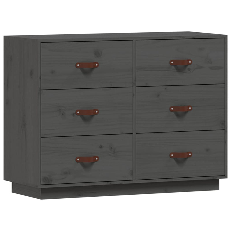 Harmaa senkki Eudoxie 100x40x75cm (mänty)
