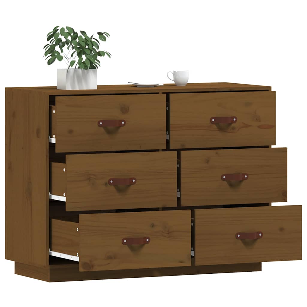 Hunajanruskea senkki Eudoxie 100x40x75cm (mänty)