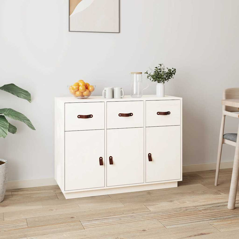Senkki valkoinen 100x40x75 cm täysi mänty
