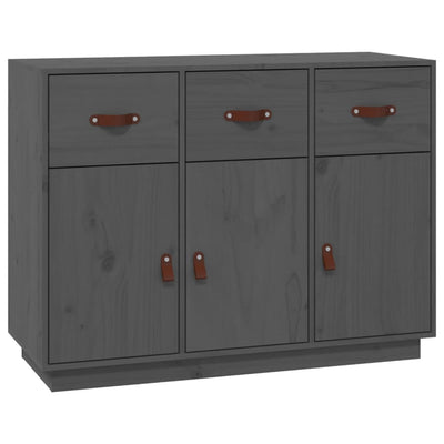 Senkki harmaa 100x40x75 cm täysi mänty