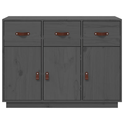 Senkki harmaa 100x40x75 cm täysi mänty