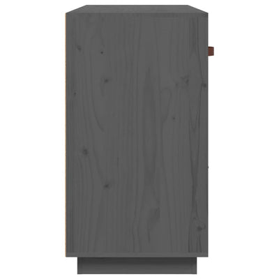 Senkki harmaa 100x40x75 cm täysi mänty