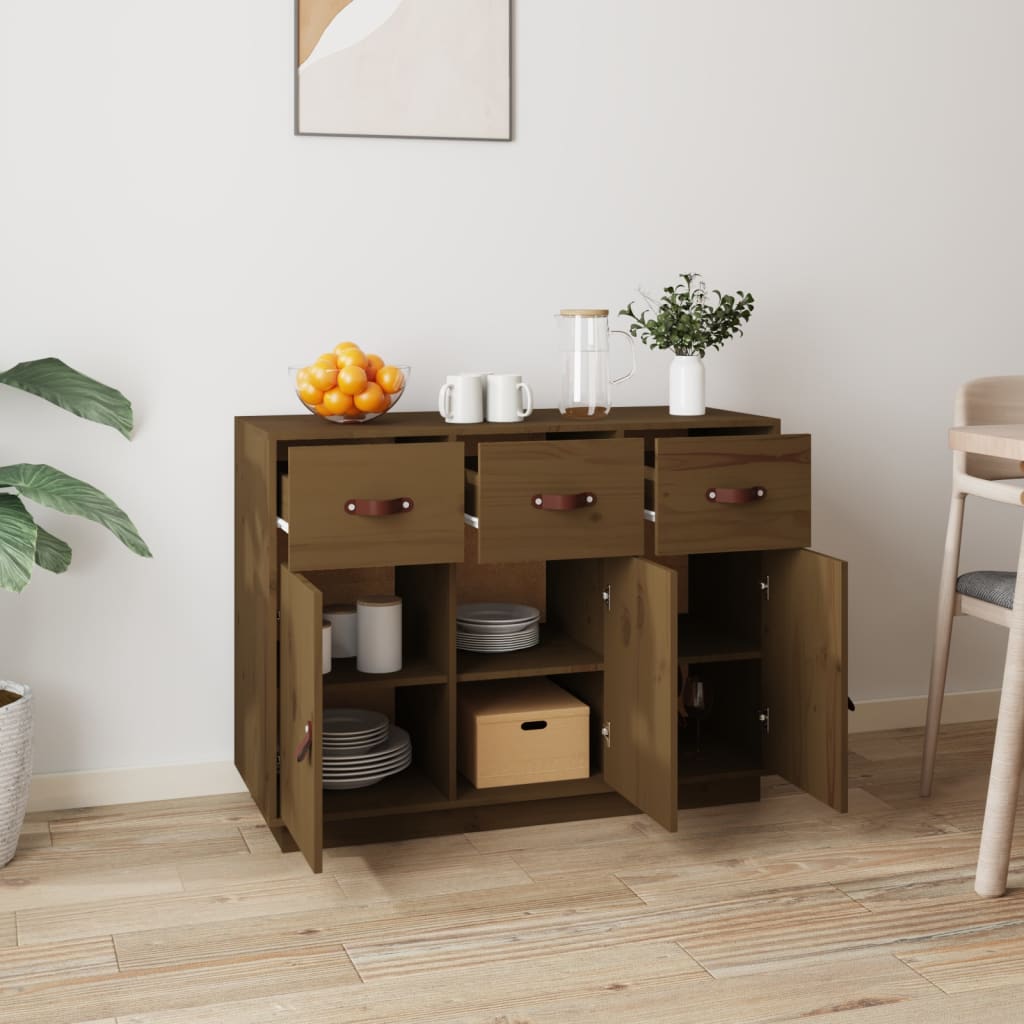 Hunajanruskea senkki Pharm 100x40x75cm (mänty)