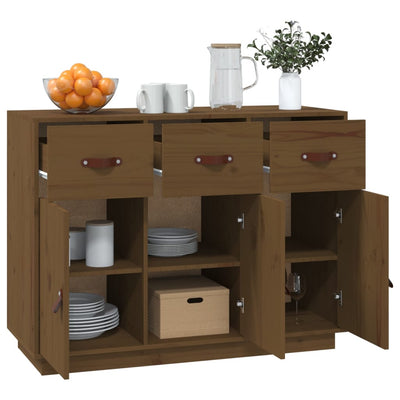 Senkki hunajanruskea 100x40x75 cm täysi mänty