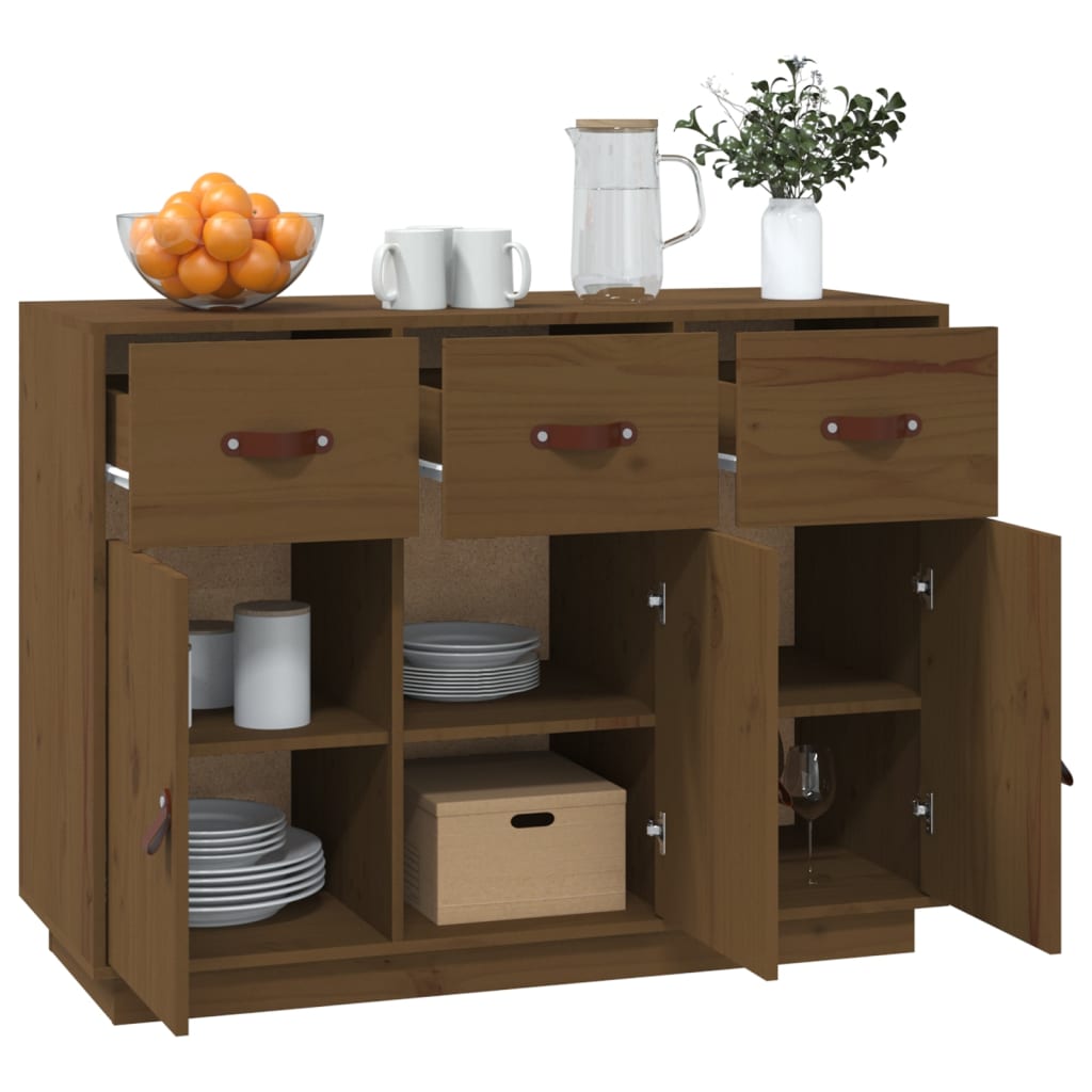 Hunajanruskea senkki Pharm 100x40x75cm (mänty)