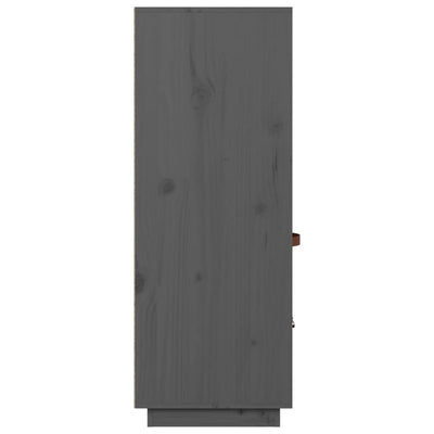 Kaappi harmaa 67x40x108,5 cm täysi mänty