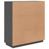 Kaappi harmaa 100x40x108,5 cm täysi mänty