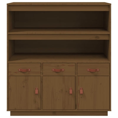 Kaappi hunajanruskea 100x40x108,5 cm täysi mänty