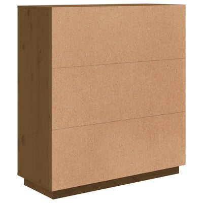 Kaappi hunajanruskea 100x40x108,5 cm täysi mänty