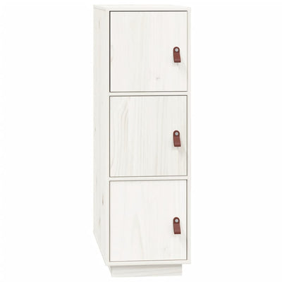 Kaappi valkoinen 34x40x108,5 cm täysi mänty