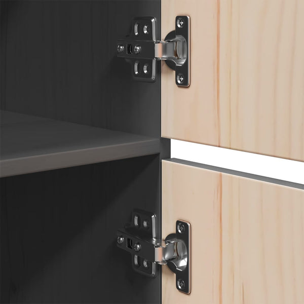 Harmaa kaappi Darica 34x40x108,5cm (mänty)